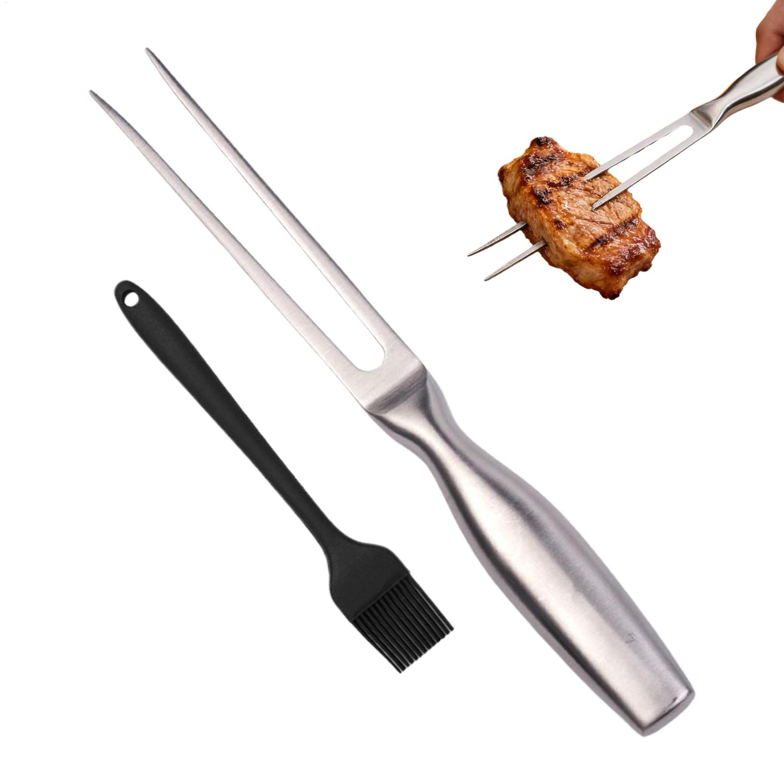 Quechua Camping Cooking Set - BBQ Grill Tool Set 5pcs Stainless