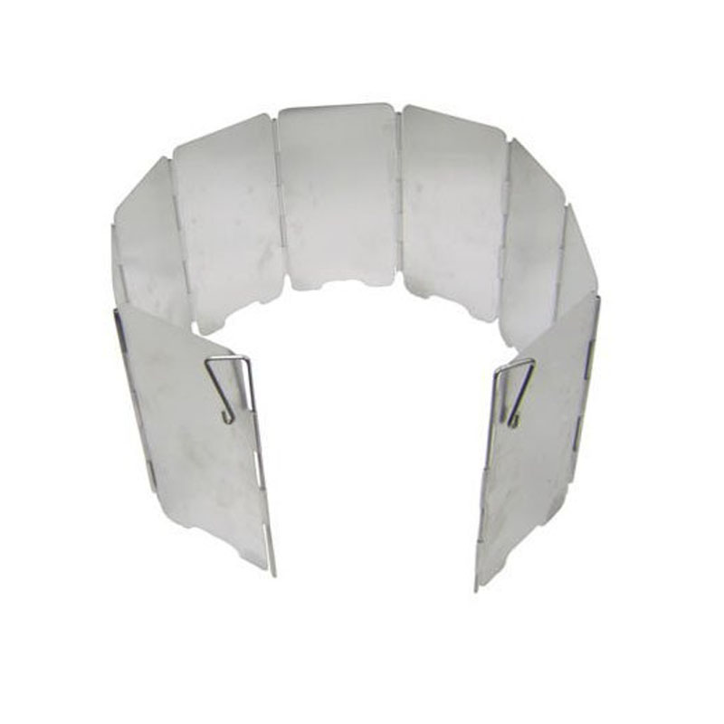 Camping Cooking Windscreen - 9 Plates Gas Stove Wind Shield
