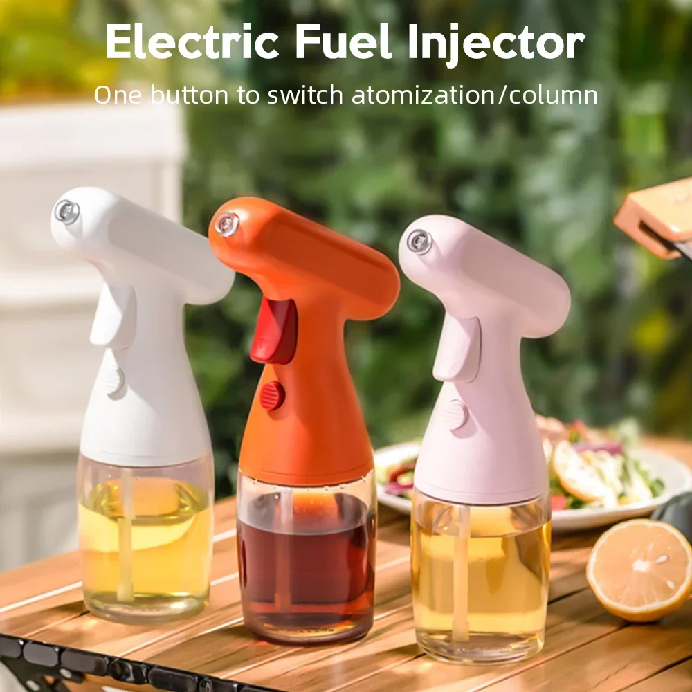 Camping Cooking Container - 280ml Electric Oil Spray Bottle Kitchen