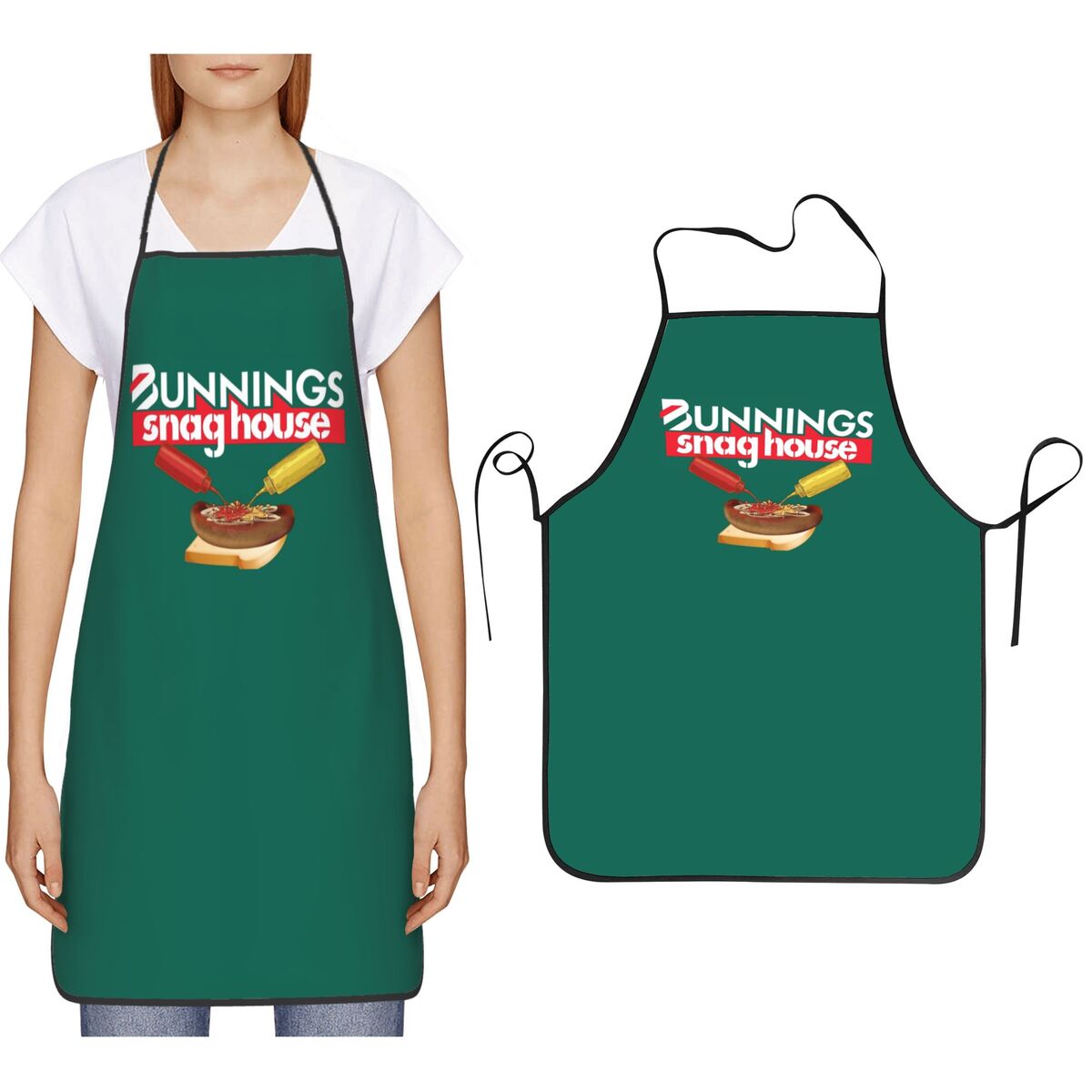 Camping Cooking Apron - Bunnings Snaghouse Aprons Chef Cooking Baking