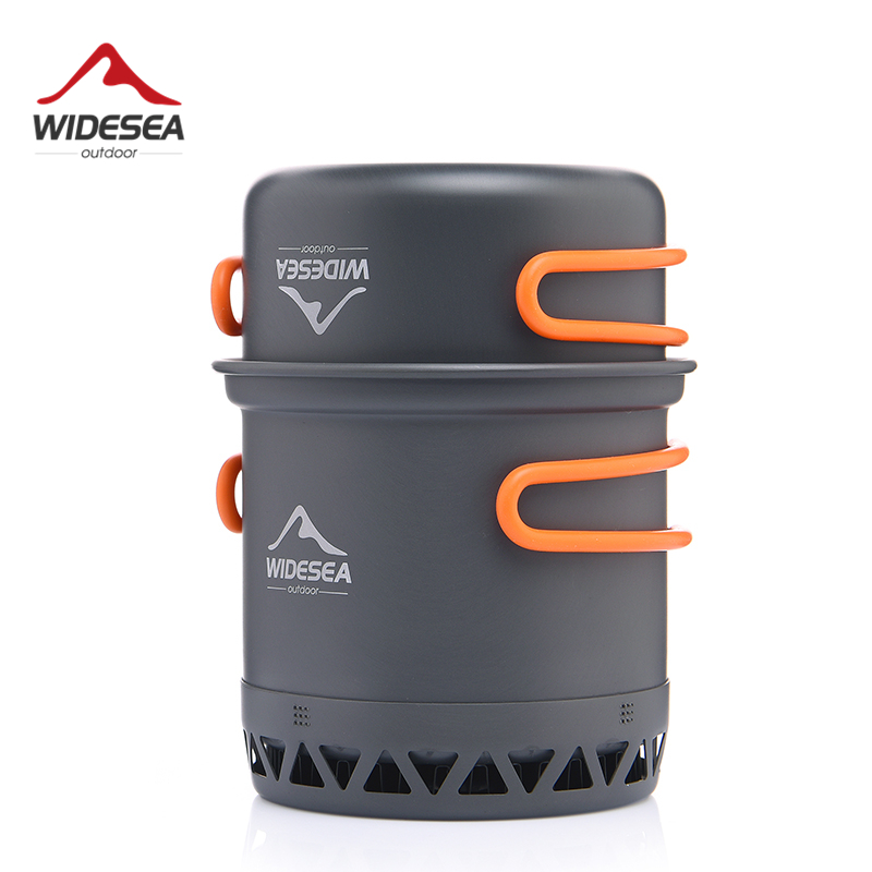 Quechua Camping Cooking Set - Widesea Camping Pot 1.3L 2.3L Cookware