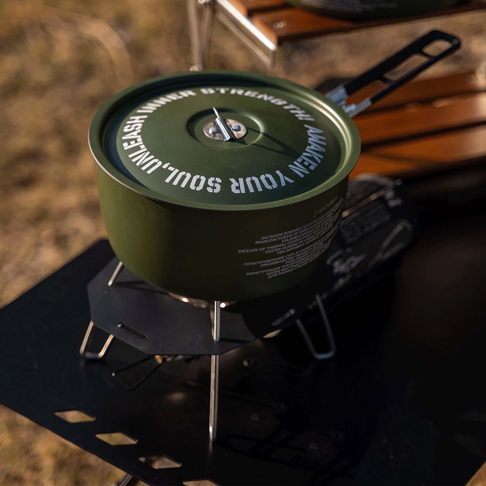 Camping Cooking Set Detachable Handle - Camping Cookware Set Camping Frying Pans