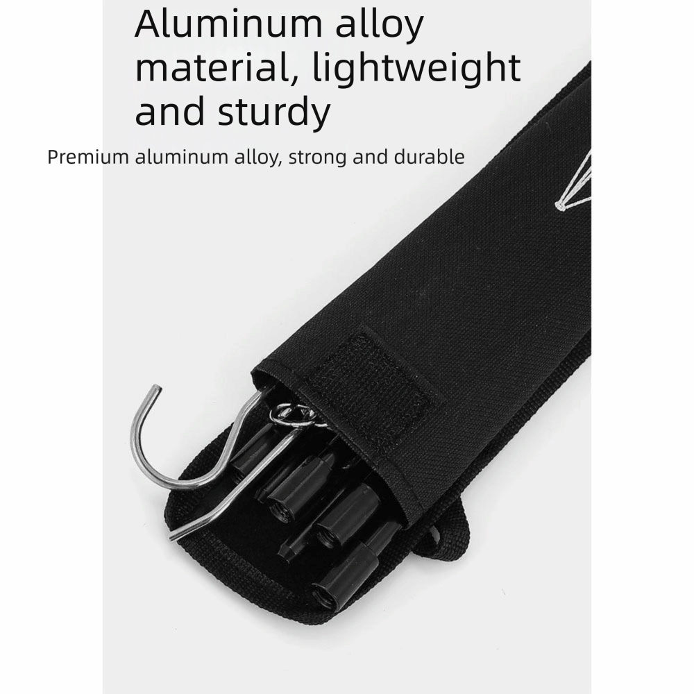 Camping Cooking Pot Tripod - Portable Camping Tripod Detachable Adjustable Height