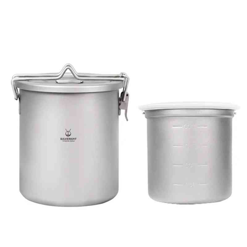 Camping Cooking Mesh - Silverant Camping Titanium Pot Ultralight Rice