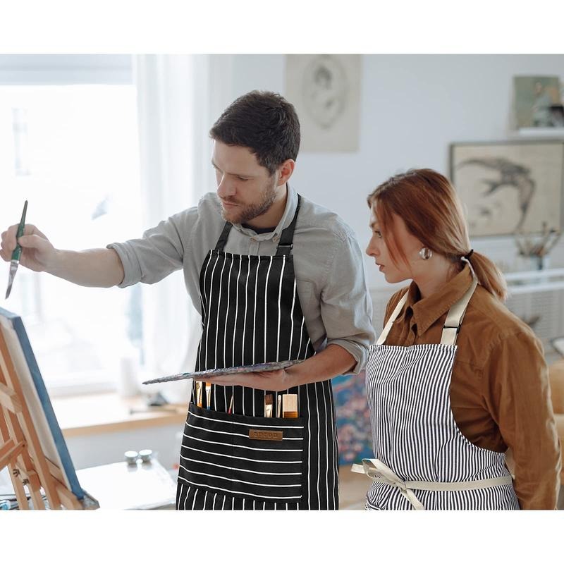 Camping Cooking Apron - 2 Pack Cooking Aprons for Women