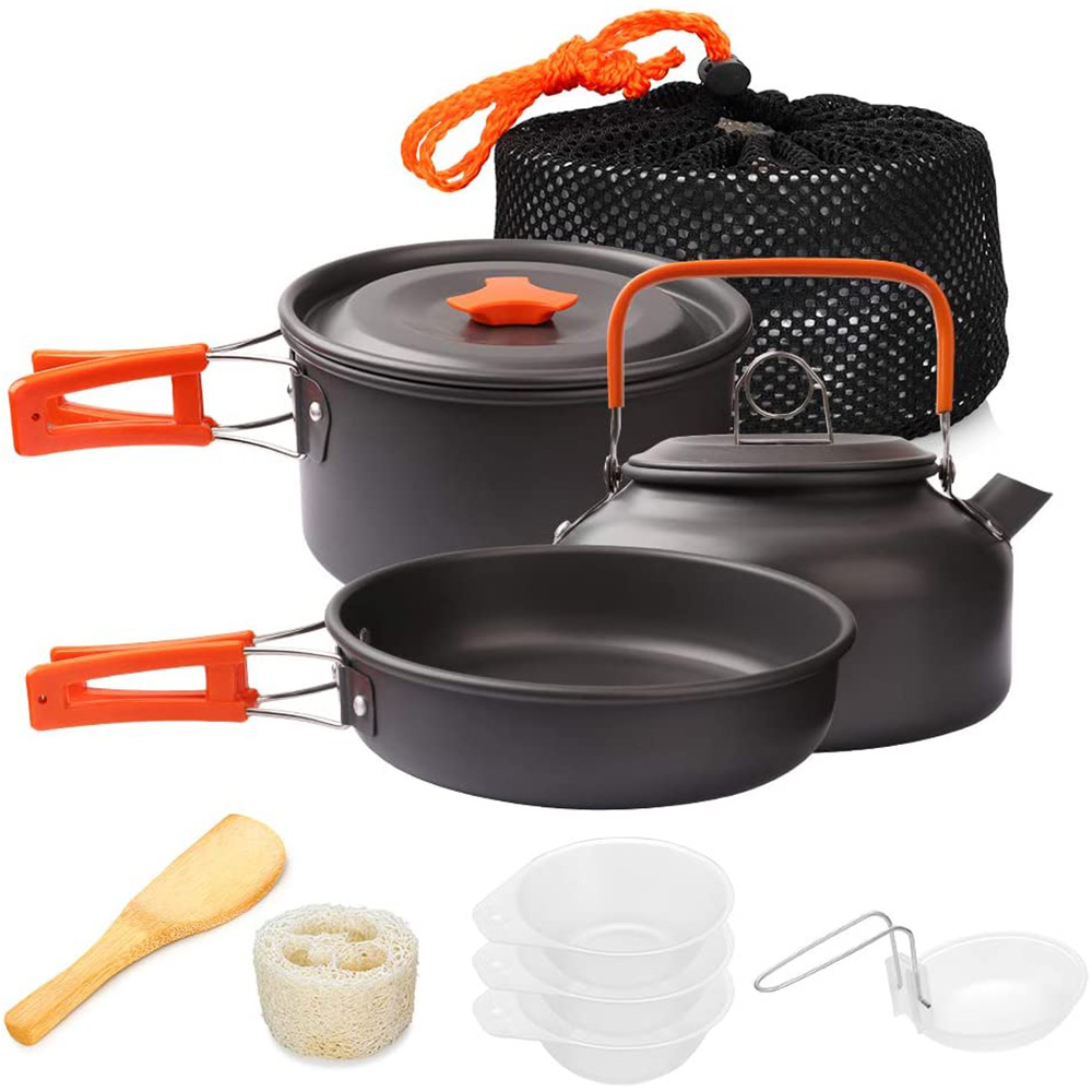 Camping Cooking Mesh - 1pcs/1set Camping Cookware Kit Outdoor Cooking
