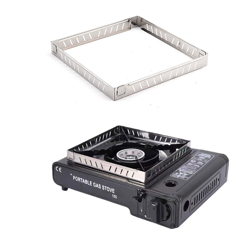 Camping Cooking Windscreen - Outdoor Gas Stove Wind Screen Foldable