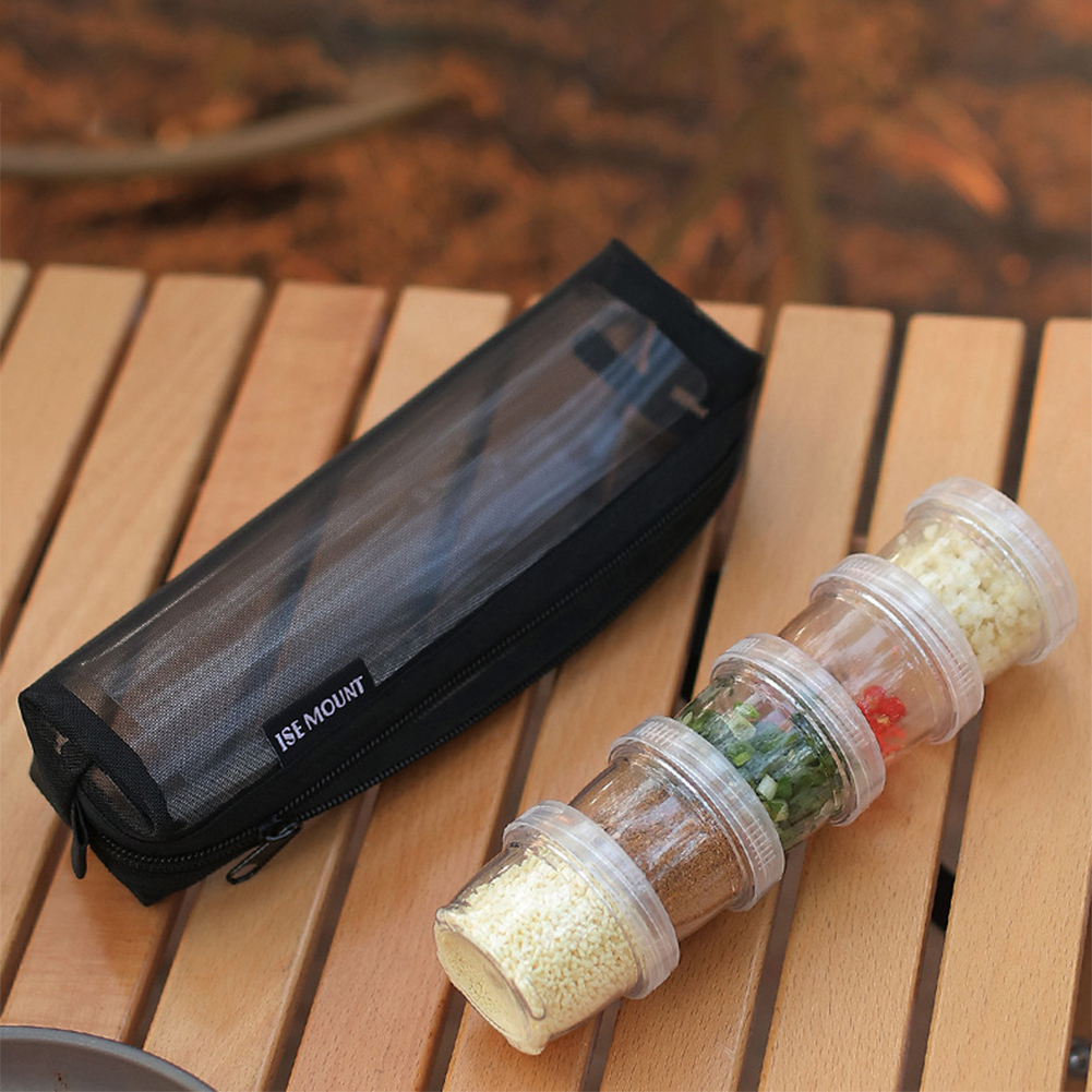 Camping Cooking Container - Camping Spice Kit Storage Bag with