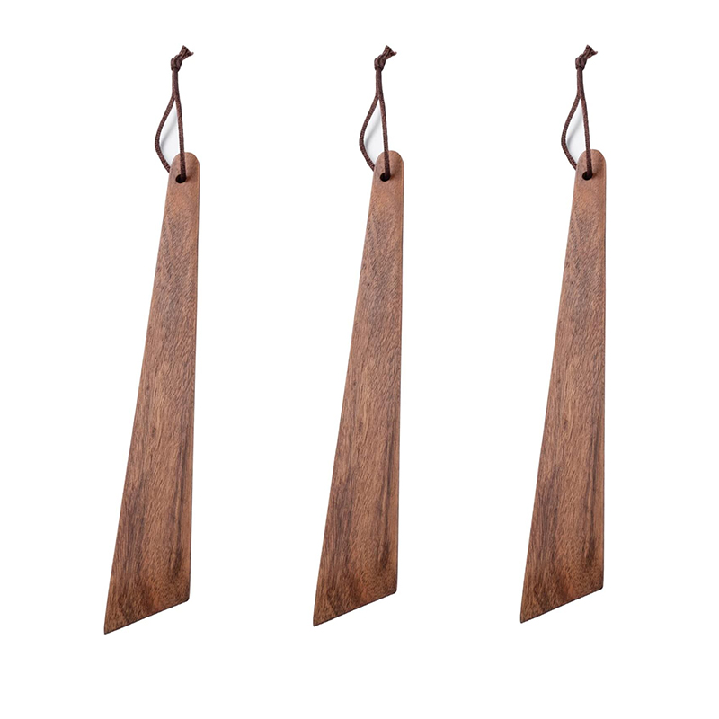 Camping Cooking Windscreen - Wooden Spatula Portable Turner Acacia Wood