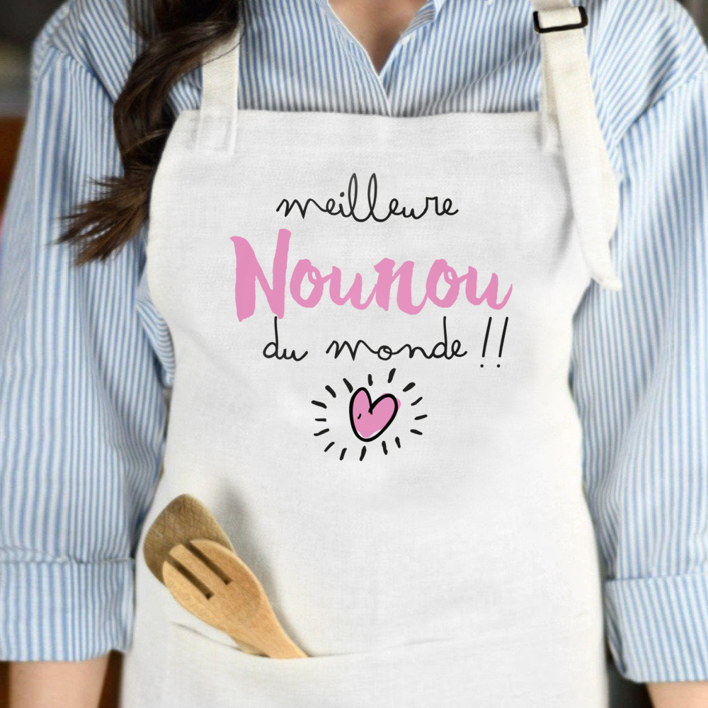 Camping Cooking Apron - Best Nanny in The World French