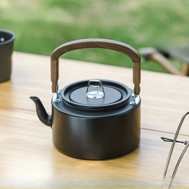 Camping Cooking Mesh - 1.2L Lightweight Aluminum Alloy Camping Kettle