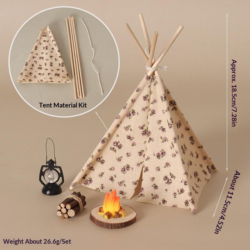 Camping Cooking Kit Box - **1 Set 1/12 Doll House Outdoor