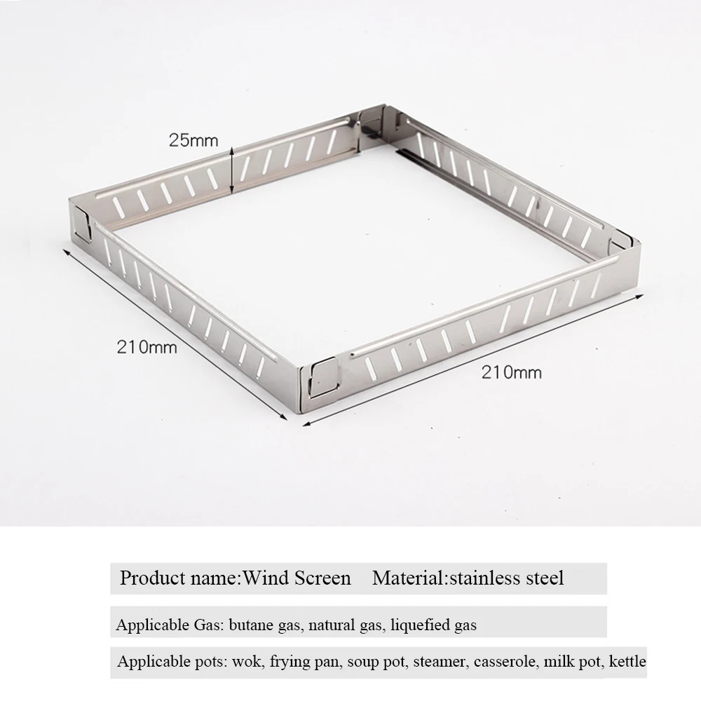 Outdoor Gas Stove Wind Screen  - Camping Cooking Windscreen review and price