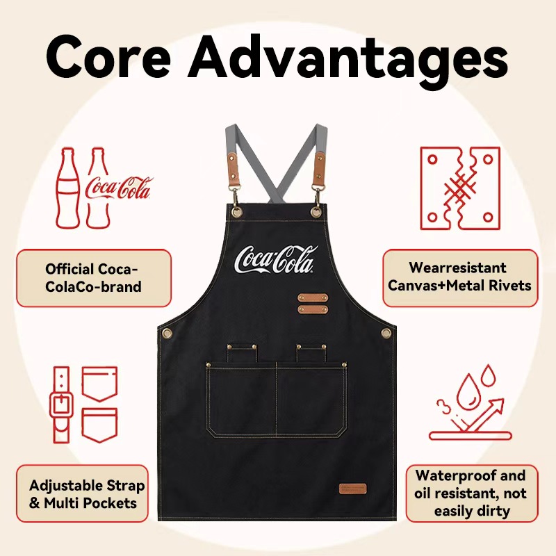 COKE Kitchen Apron for Women M - Camping Cooking Apron review and price