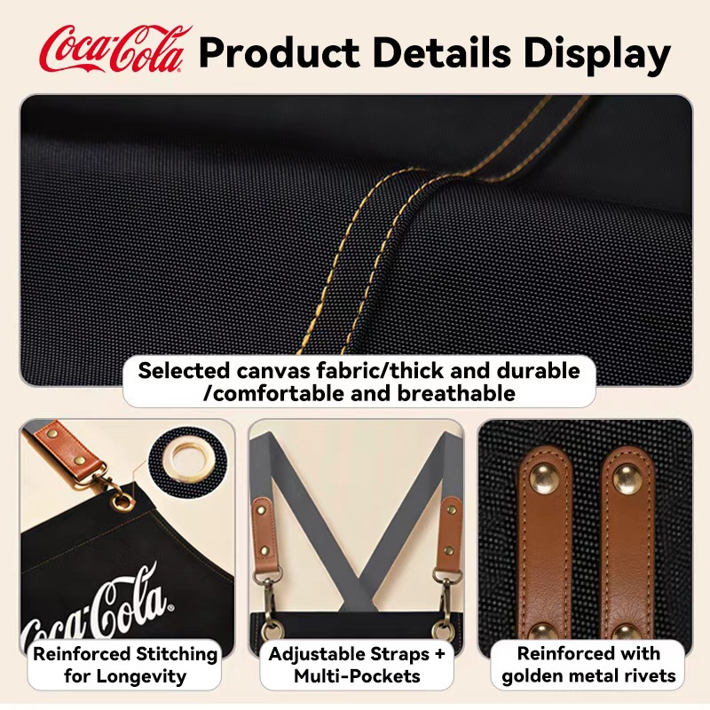 COKE Kitchen Apron for Women M - Camping Cooking Apron review and price