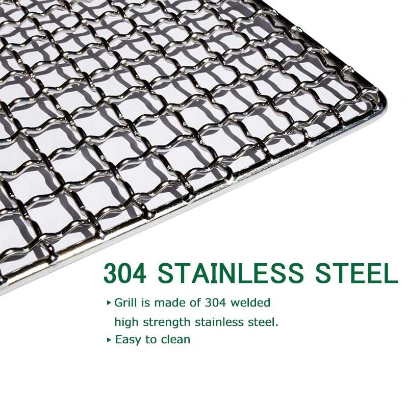 YOMEEI 2Pcs Stainless Steel BB - Camping Cooking Mesh review and price
