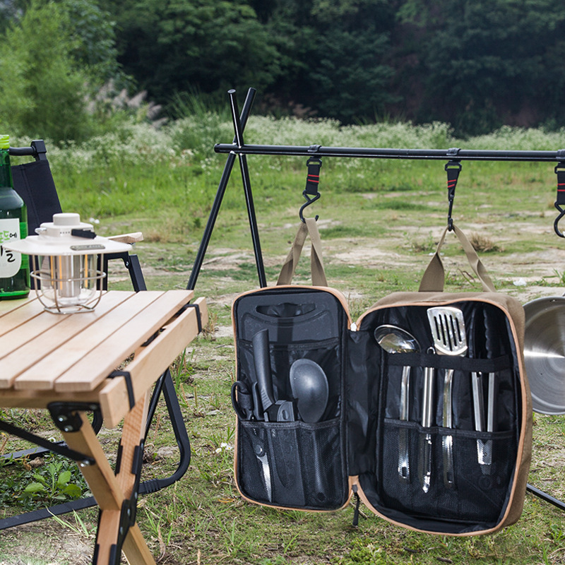 8pcs Camping Kitchen Cookware  - Camping Cooking Windscreen review and price