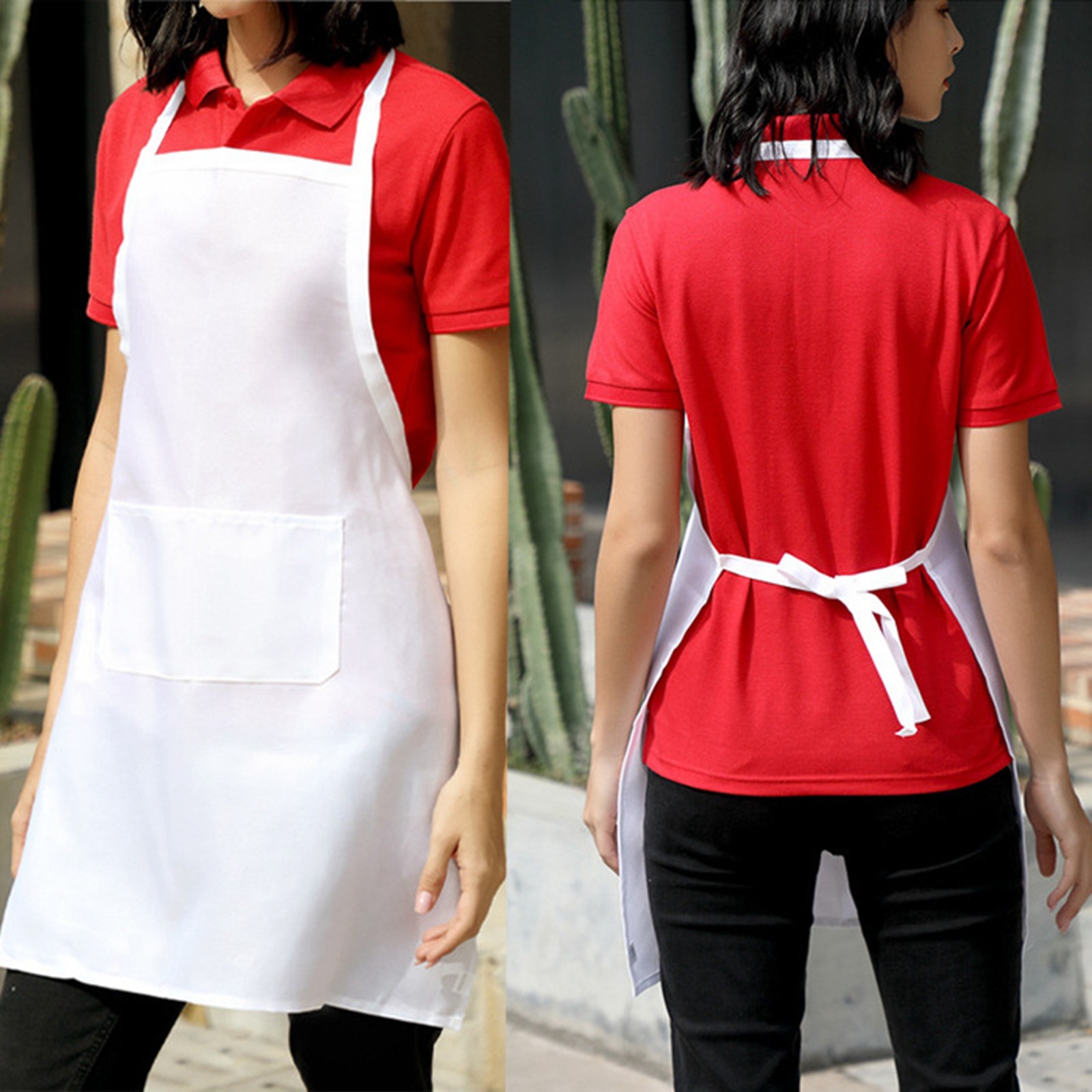 1/3pcs White Kitchen Aprons fo - Camping Cooking Apron review and price