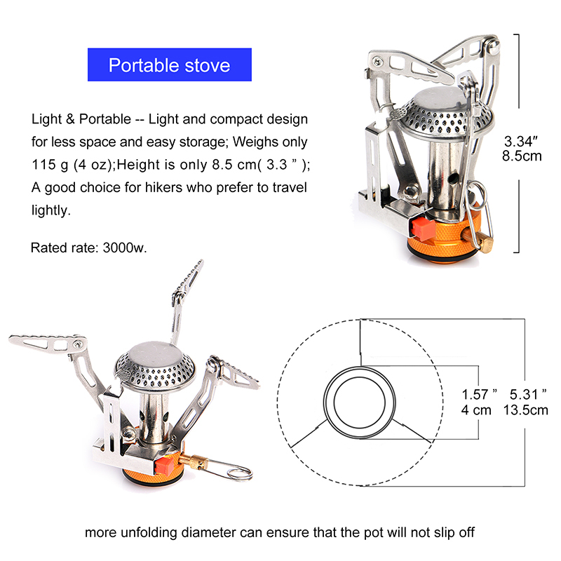 Widesea One-Piece Gas Stove 35 - Camping Cooking Plate review and price