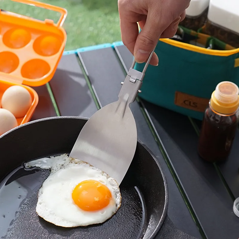 Folding Camping Spatula Stainl - Quechua Camping Cooking Set review and price