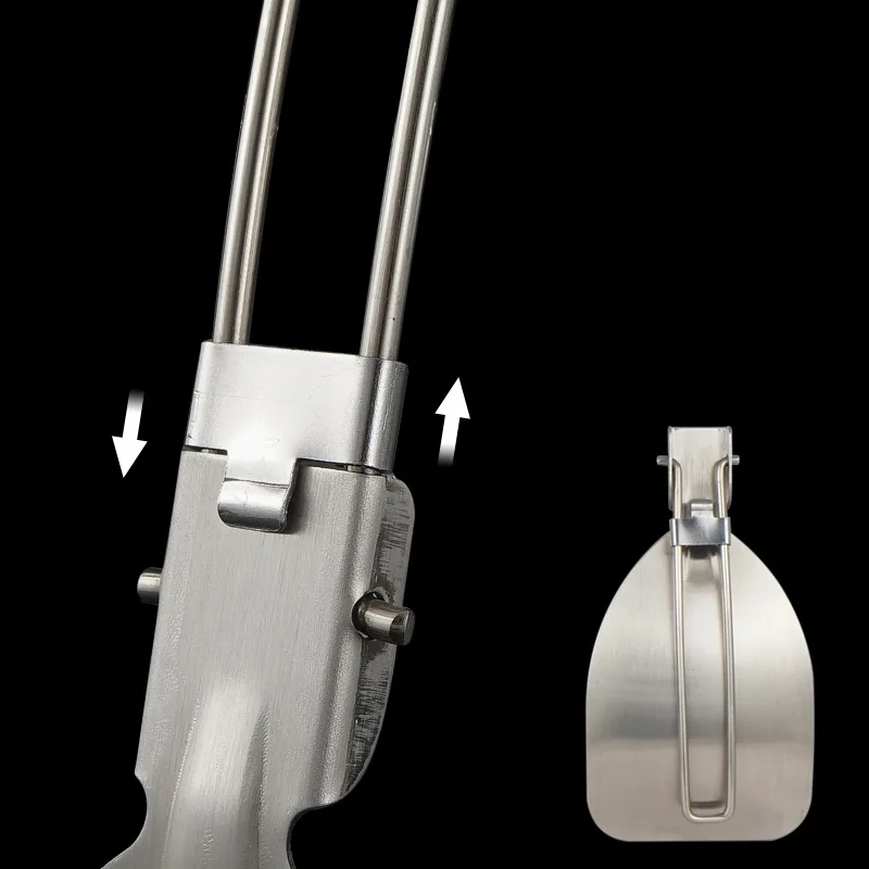 Folding Camping Spatula Stainl - Quechua Camping Cooking Set review and price