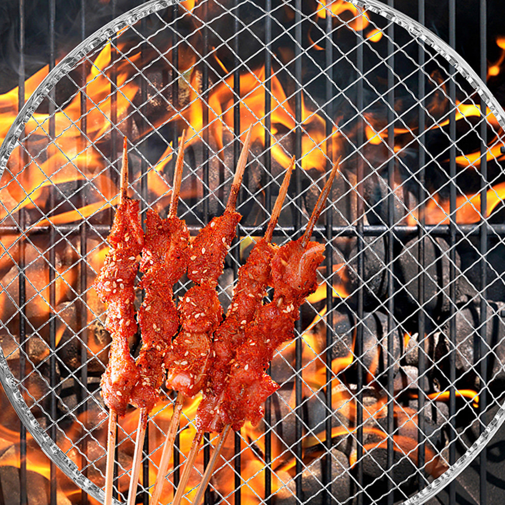 10Pcs Bbq Grill Mesh Fire Pit  - Camping Cooking Mesh review and price