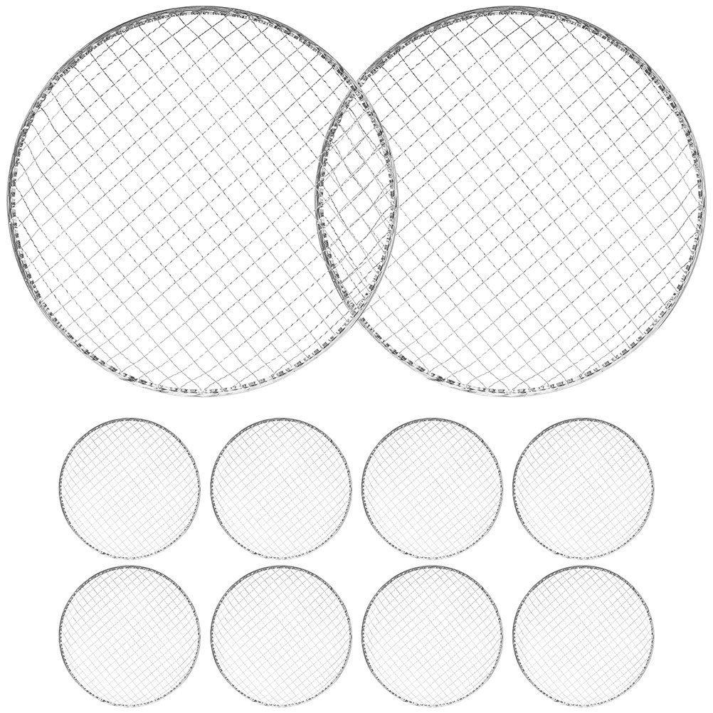 10Pcs Bbq Grill Mesh Fire Pit  - Camping Cooking Mesh review and price