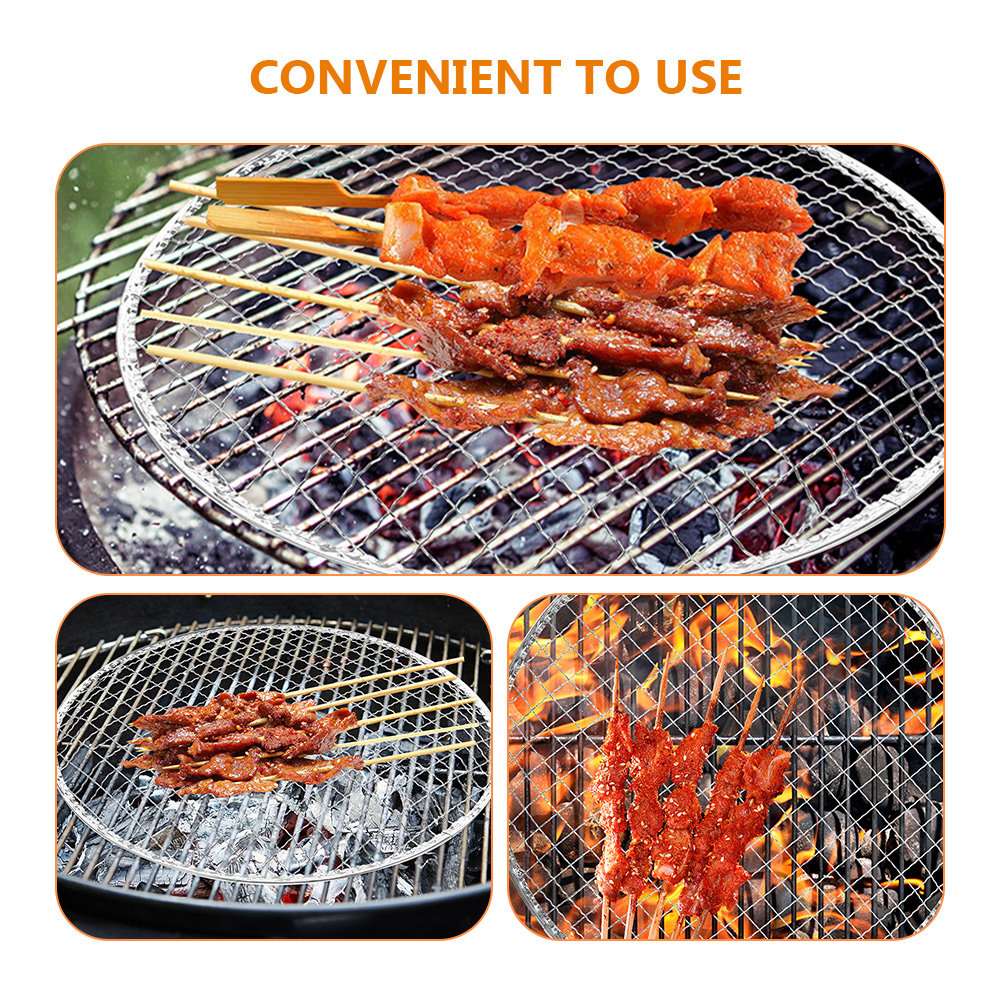 10Pcs Bbq Grill Mesh Fire Pit  - Camping Cooking Mesh review and price