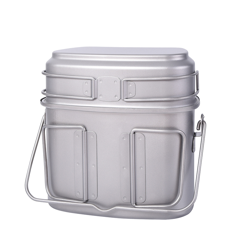 1.5L Outdoor Military Canteen  - Camping Cooking Kit Box review and price