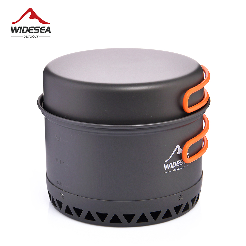Widesea Camping Cookware 2.3L  - Quechua Camping Cooking Set review and price