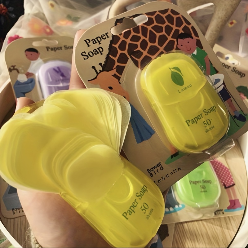 50pcs Portable Soap Sheets | U - Biodegradable Soap Camp review and price