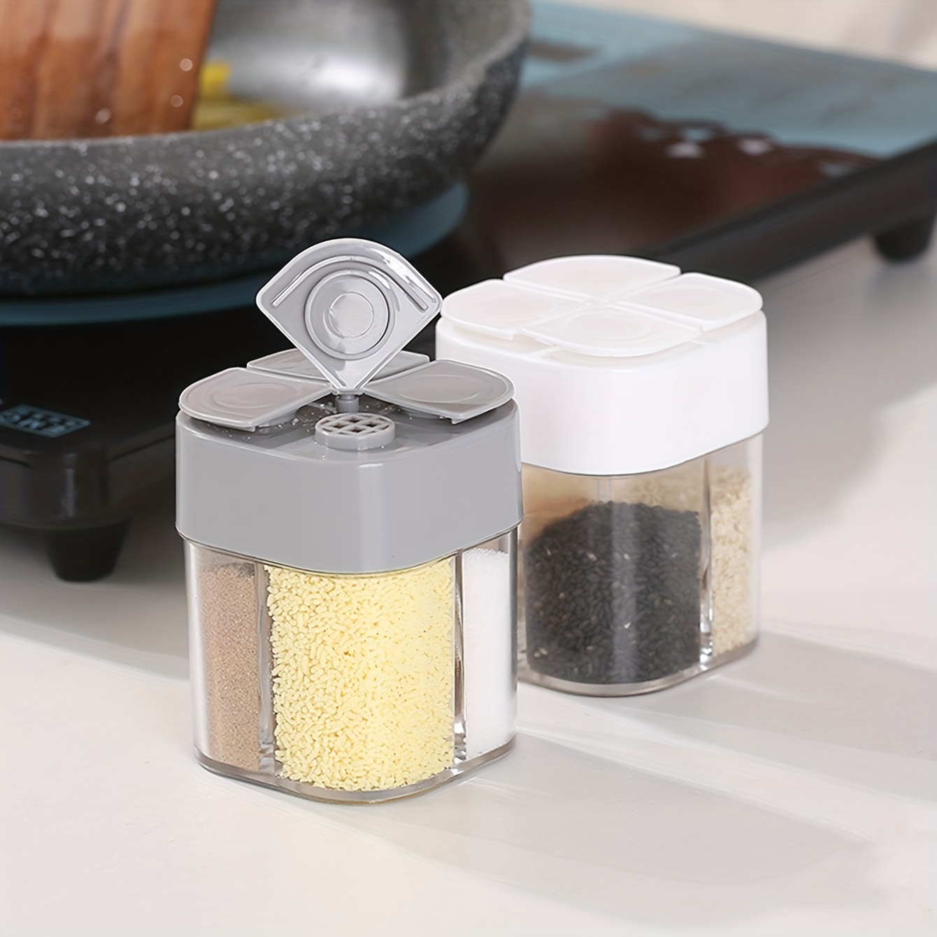 1PCS 4 in1 Camping Seasoning S - Camping Cooking Container review and price