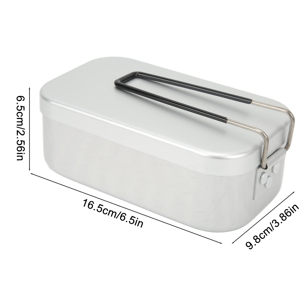 800ML Aluminum Lunch Boxes Out - Camping Cooking Container review and price