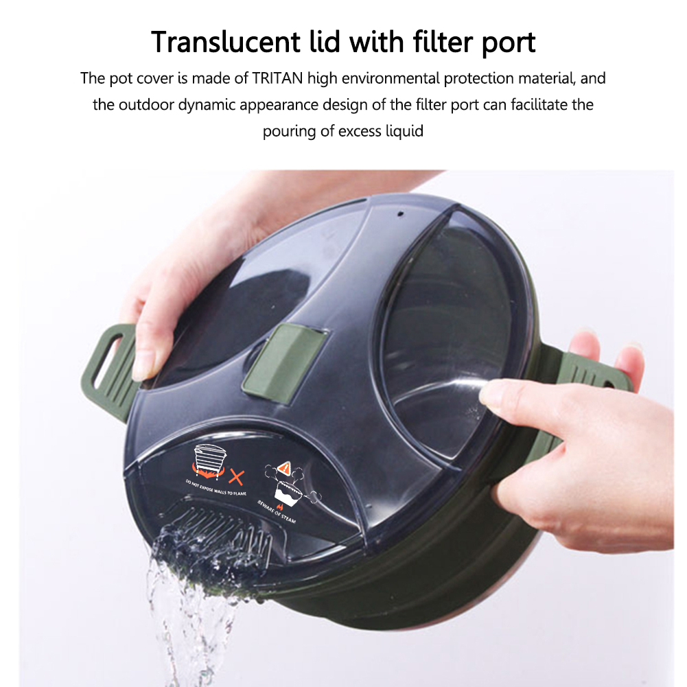 2.5L Silicone Folding Kettle C - Camping Cooking System review and price