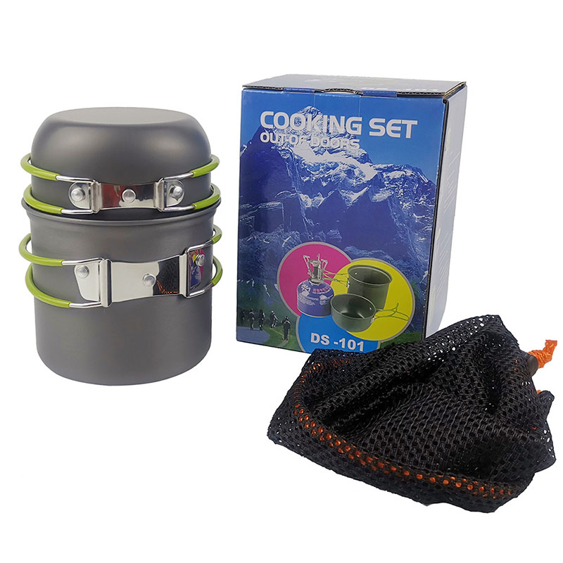 Camping Cookware Kit with Stov - Camping Cooking Kit Box review and price
