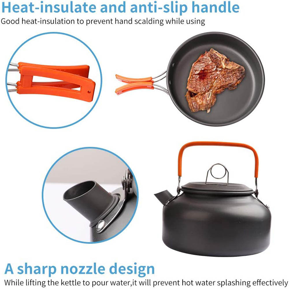 1pcs/1set Camping Cookware Kit - Camping Cooking Mesh review and price