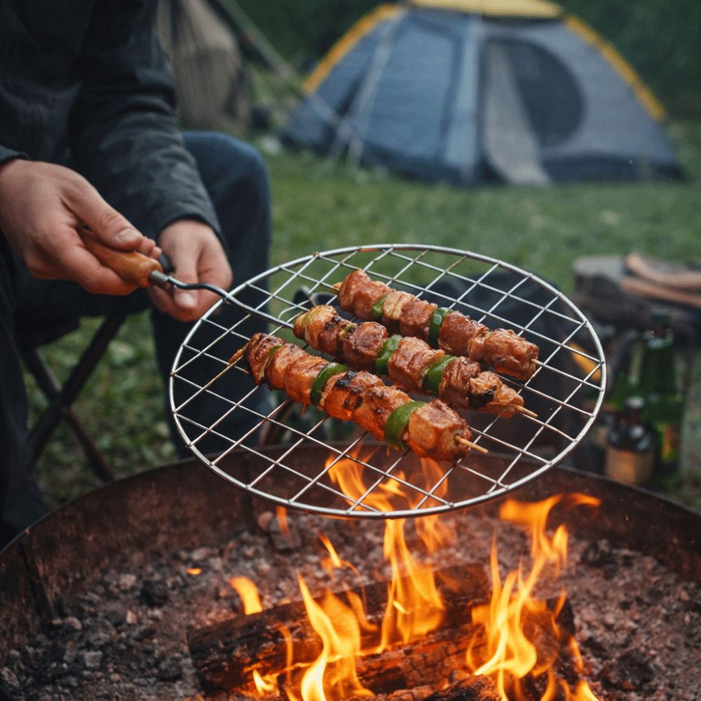 Portable Stainless Steel BBQ G - Camping Cooking Mesh review and price