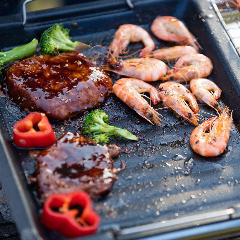 Outdoors Thick Square Grill Pa - Camping Cooking Plate review and price
