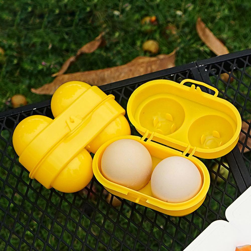 2 Grid Egg Storage Box Contain - Camping Cooking Container review and price