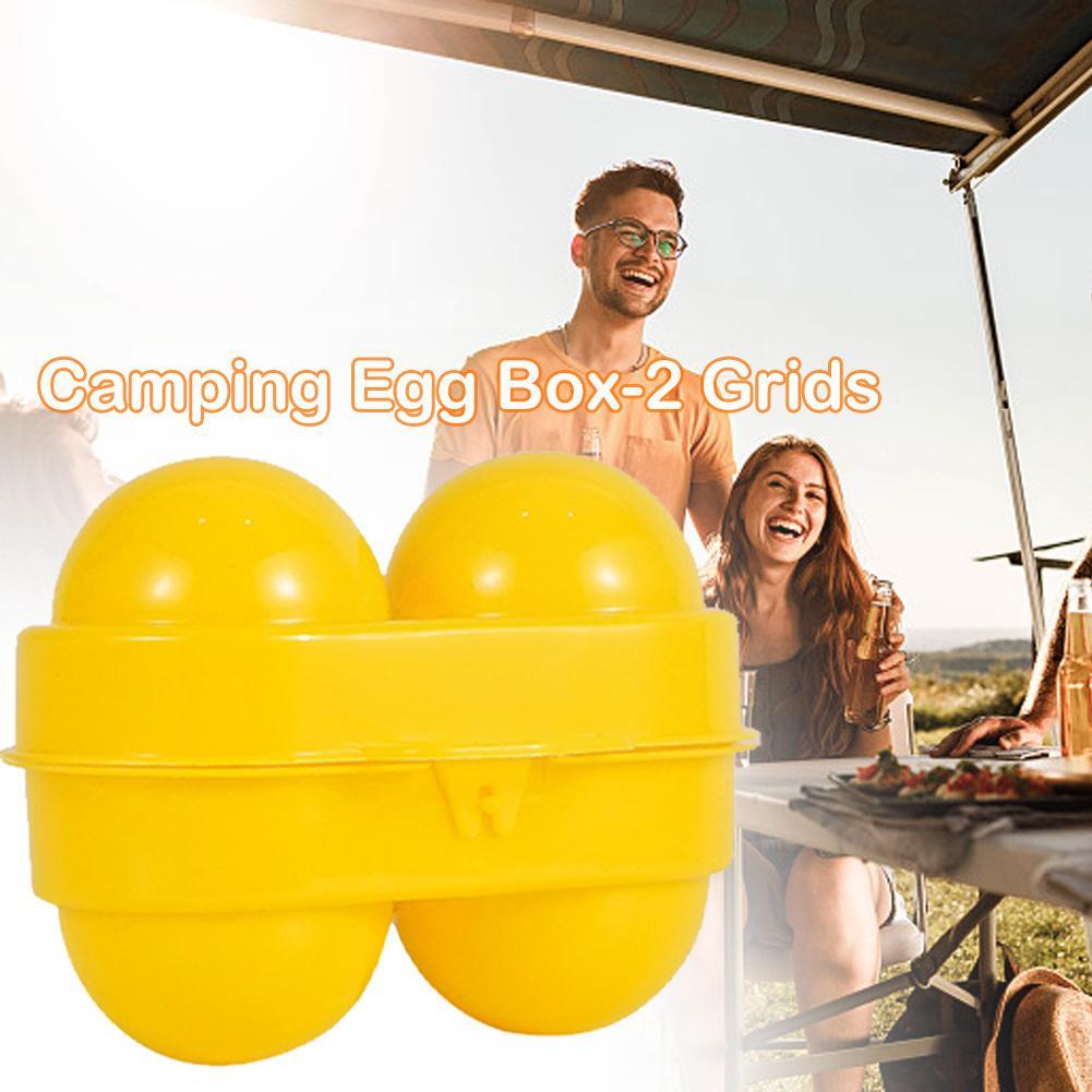 2 Grid Egg Storage Box Contain - Camping Cooking Container review and price