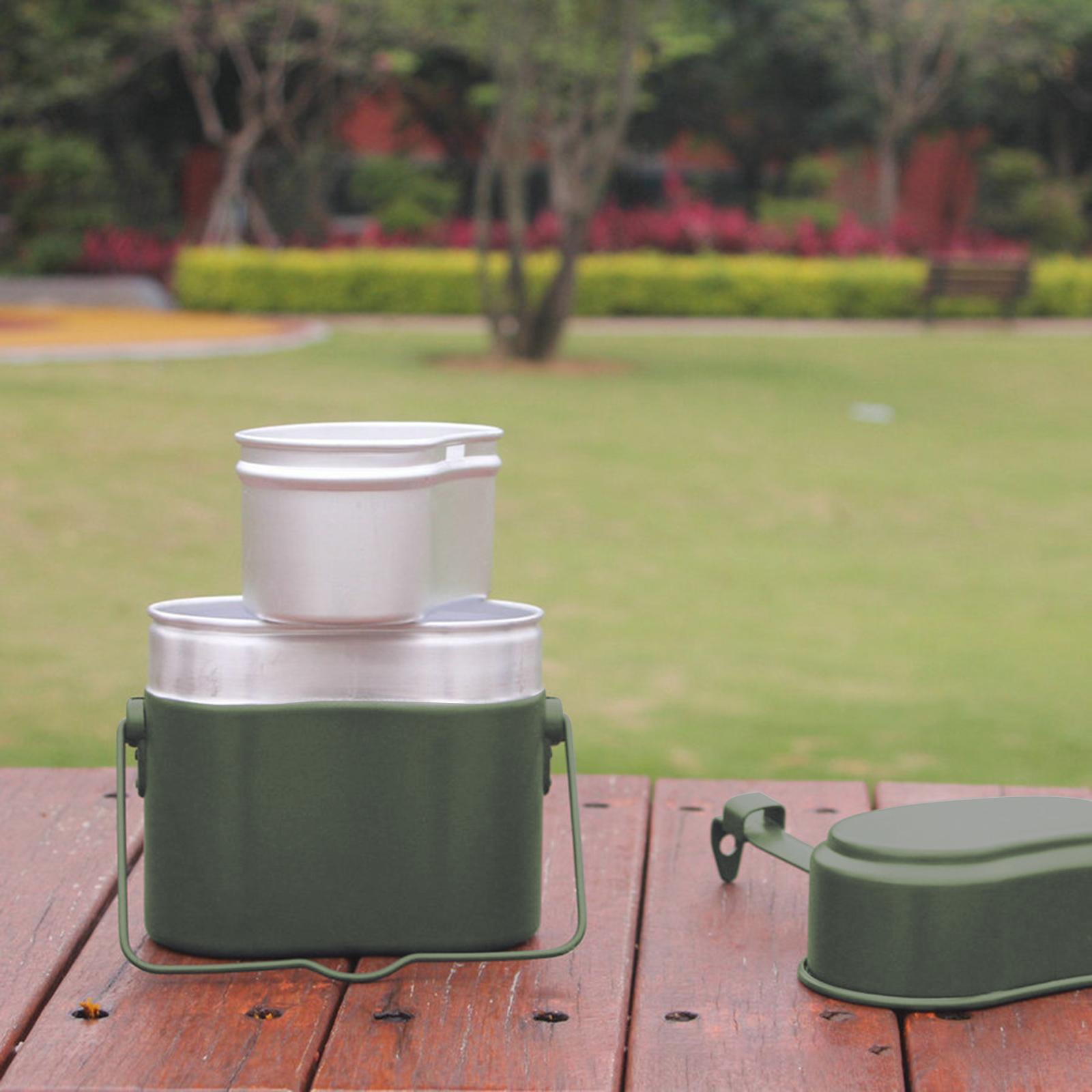 Lunch Box Mess Kit Pot and Pan - Camping Cooking Kit Box review and price