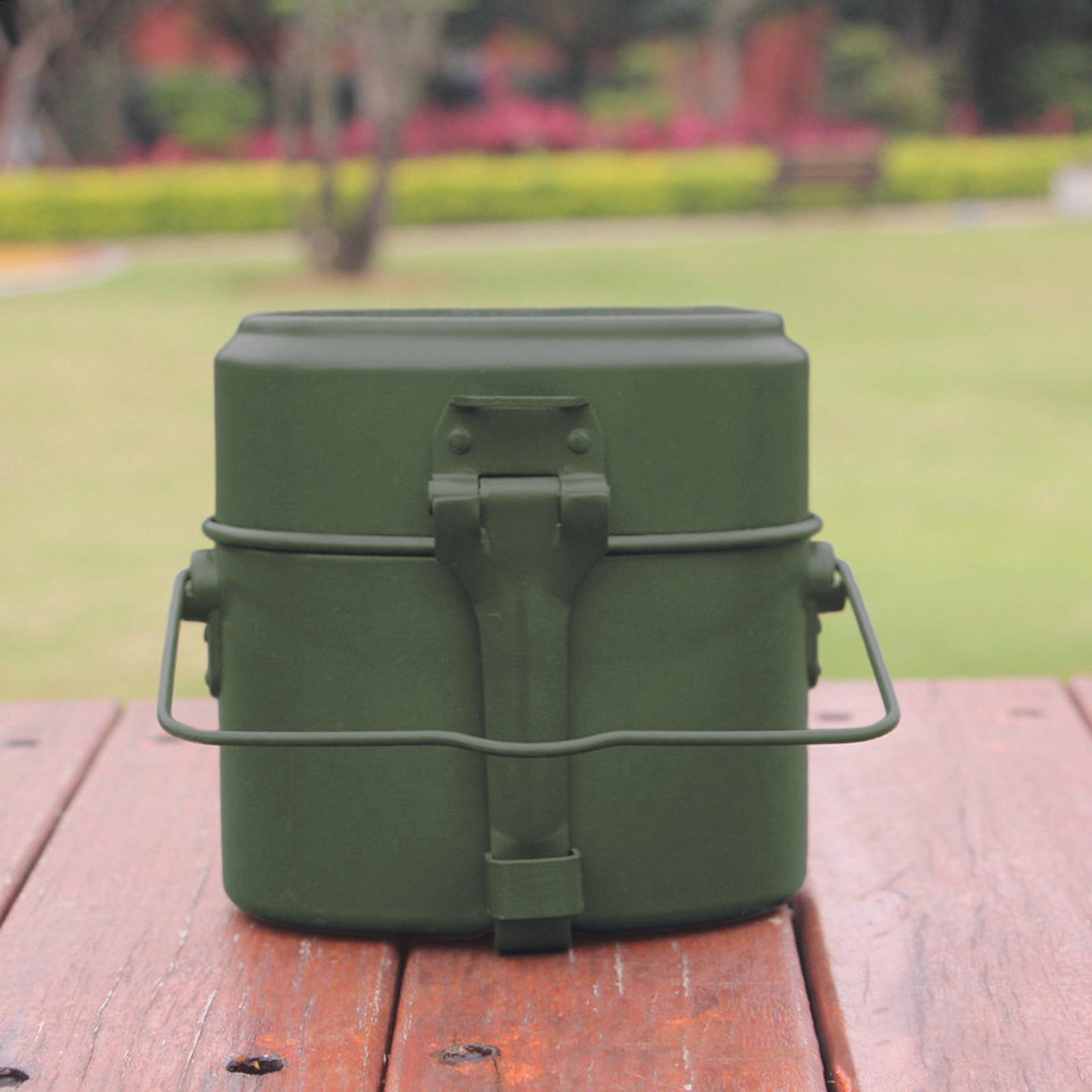 Lunch Box Mess Kit Pot and Pan - Camping Cooking Kit Box review and price