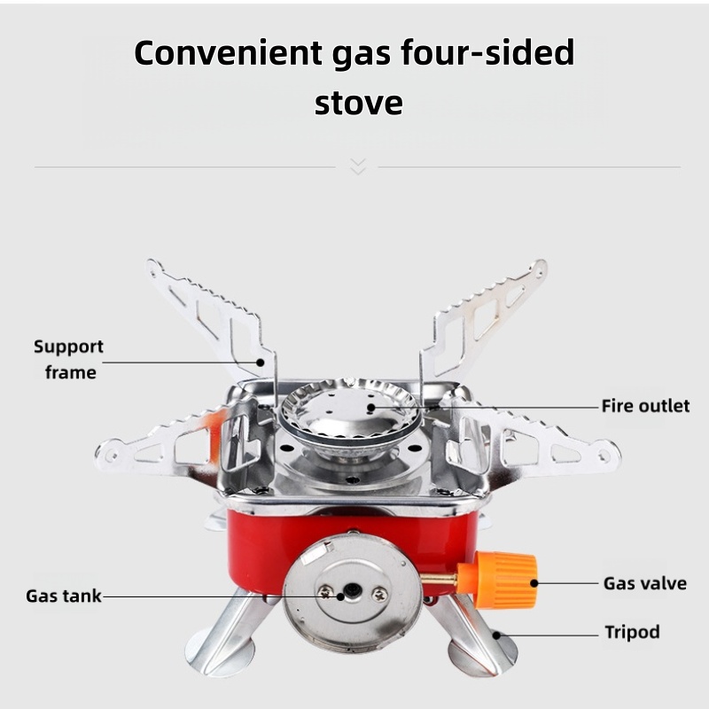 Outdoor Mini Square Stove Camp - Camping Cooking Windscreen review and price