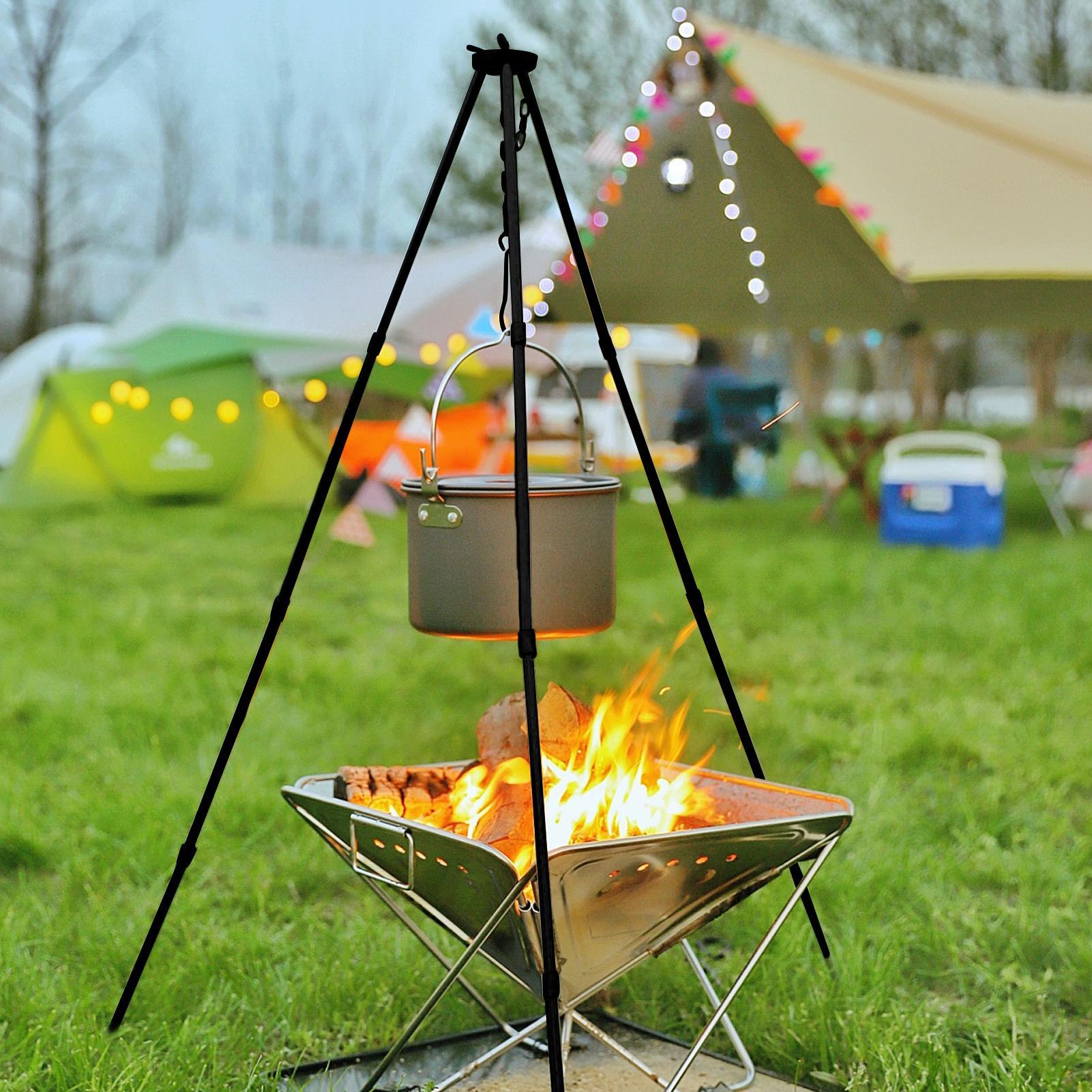 Outdoor Large Bonfire Tripod P - Camping Cooking Pot Tripod review and price