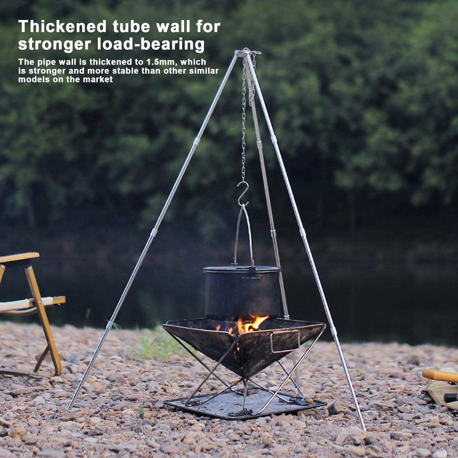 Outdoor Large Bonfire Tripod P - Camping Cooking Pot Tripod review and price