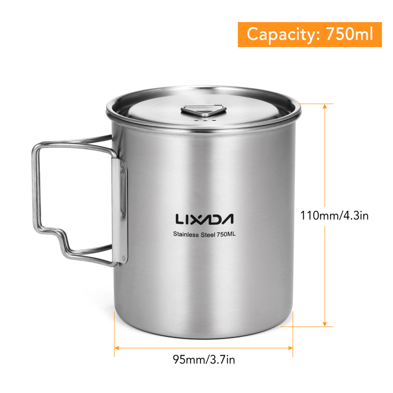 Lixada 750ml Cup Outdoor Stain - Camping Cooking Mesh review and price