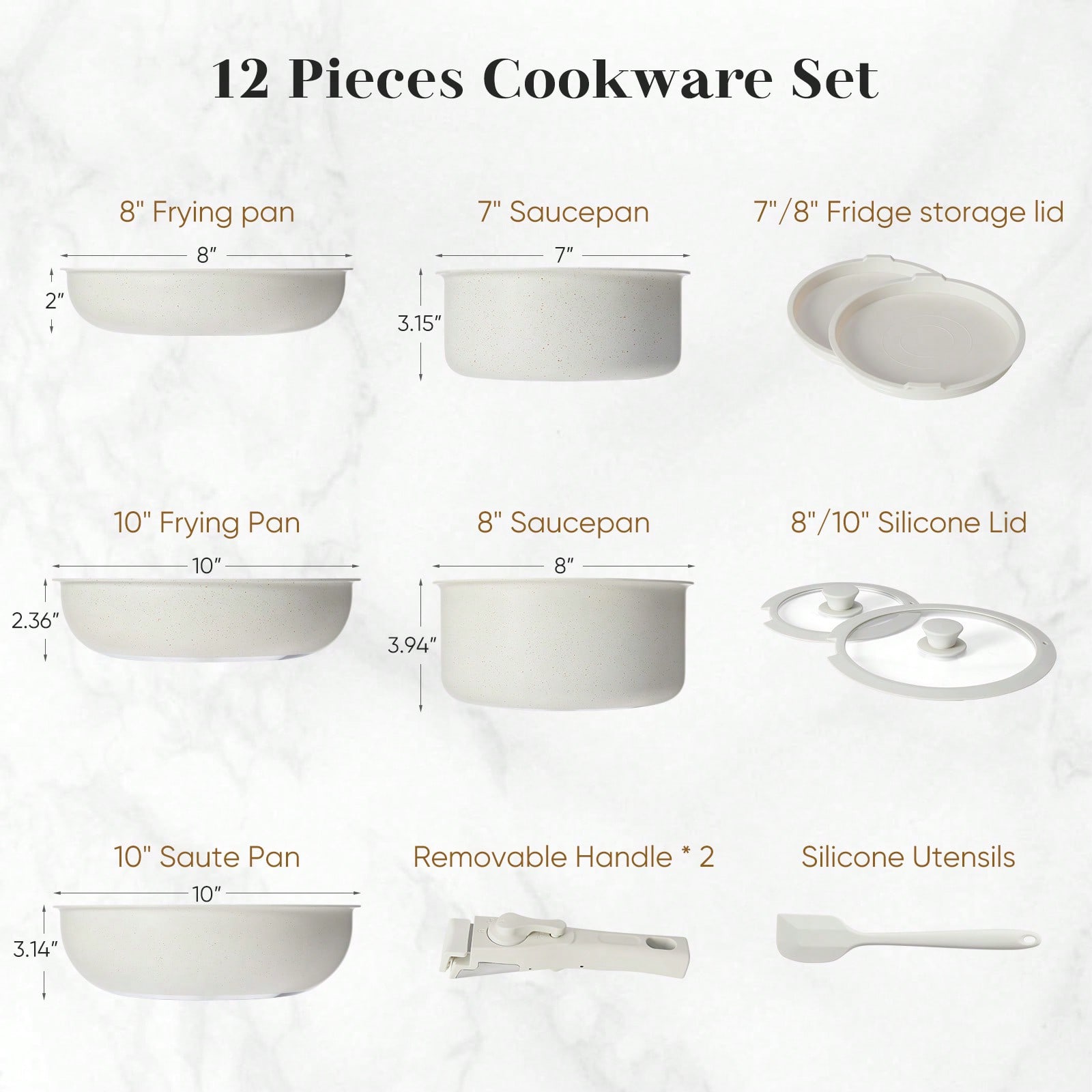 Pots And Pans Set Modern Minim - Camping Cooking Set Detachable Handle review and price