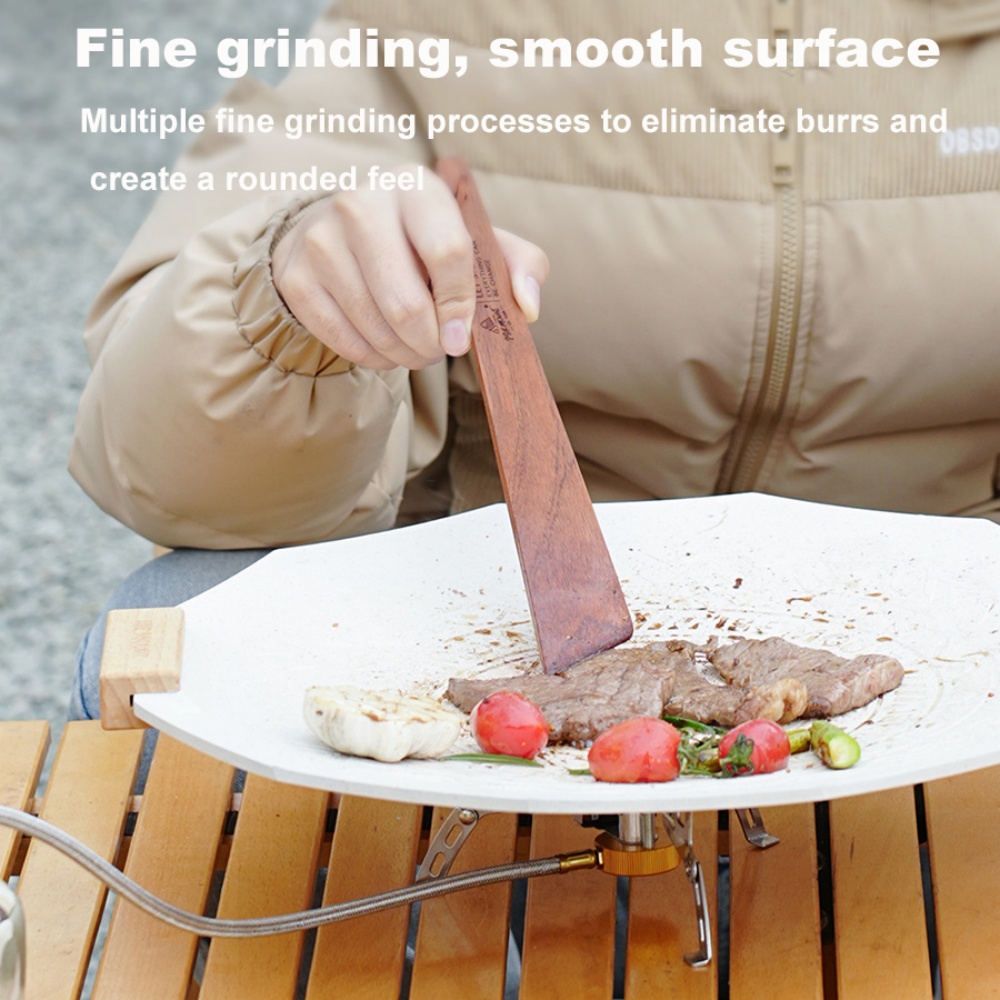 Outdoor Camping Wooden Spatula - Camping Cooking Windscreen review and price