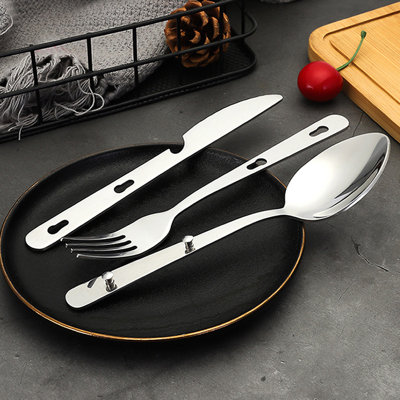 3pcs/set Portable Stainless St - Quechua Camping Cooking Set review and price