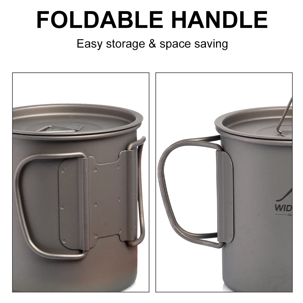 Widesea Camping Mug Titanium C - Quechua Camping Cooking Set review and price